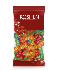 Karameliai saldainiai ROSHEN Fizzy boom, su milteliniu įdaru, 8%, 1 kg