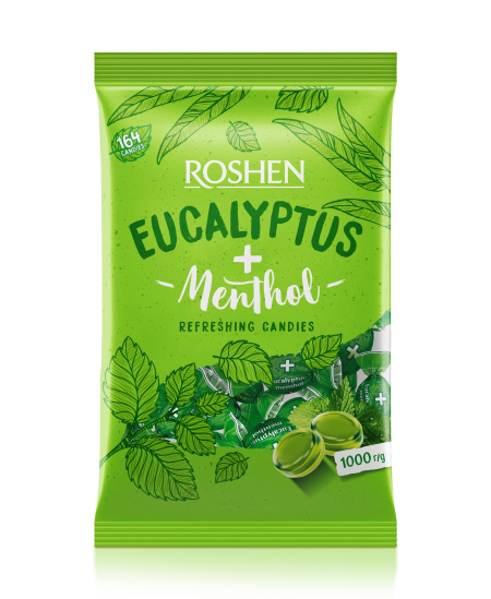 Karamelė ROSHEN Menthol Eucalyptus, 1 kg