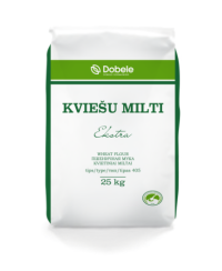 Kvietiniai miltai EKSTRA, 405D,  25 kg