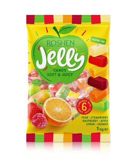 Želė saldainiai JELLY, 1 kg