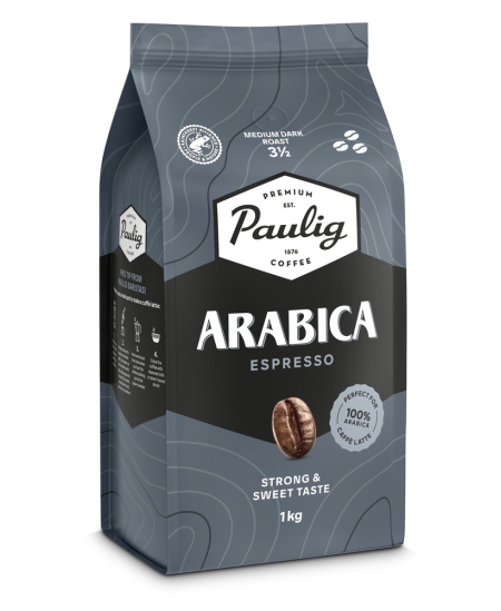 Kavos pupelės PAULIG ARABICA ESPRESSO, 1 kg