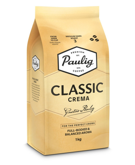 Kavos pupelės PAULIG CLASSIC CREMA, 1 kg