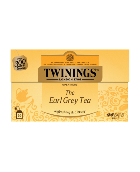 TWININGS Juodoji arbata EARL GREY 20x2g