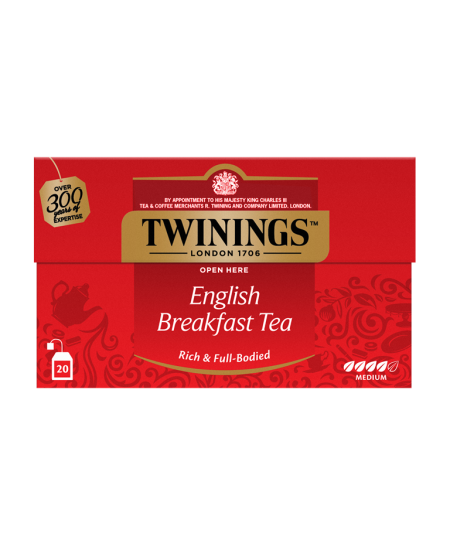 TWININGS Juodoji arbata ENGLISH BREAKFAST 20x2g