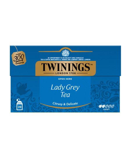 TWININGS Juodoji arbata LADY GREY 20X2g, 40g