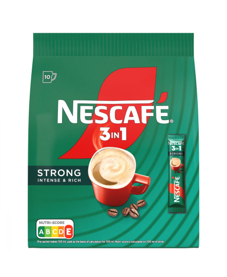 NESCAFE STRONG kavos gėrimas 3 in1 maiš.10*14g