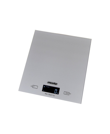 Mesko Kitchen Scales MS 3145 Maximum weight (capacity) 5 kg, Graduation 1 g, Silver, Warranty 24 month(s)