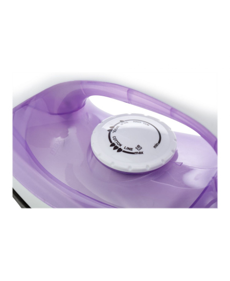 Iron | Adler | AD 5019 | With cord | 1600 W | Water tank capacity 100 ml | Continuous steam 10 g/min | Violet/White