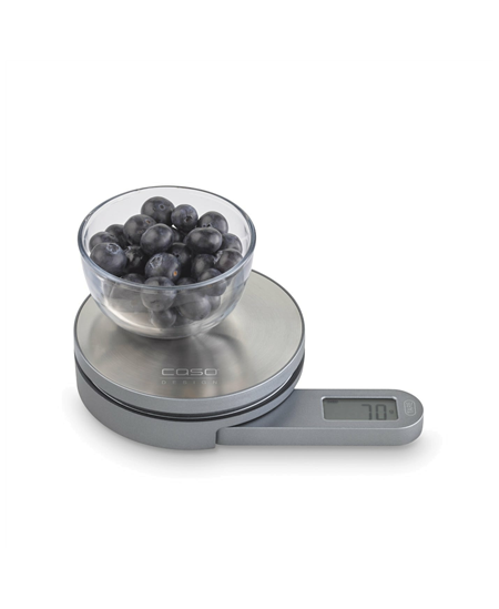 Caso | Scales | Kitchen EcoMate | Maximum weight (capacity) 5 kg | Graduation 1 g | Display type LCD | Stainless steel