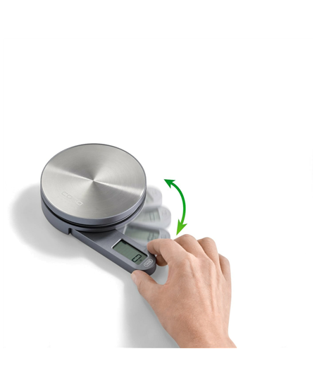 Caso | Scales | Kitchen EcoMate | Maximum weight (capacity) 5 kg | Graduation 1 g | Display type LCD | Stainless steel