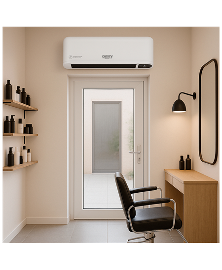 Camry Air Curtain Heater with LED Display | CR 7753 | Air curtain | 2000 W | White | IP22