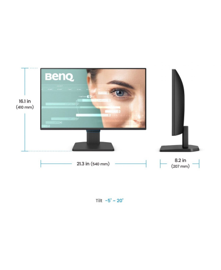 Benq GW2490C | 24 " | IPS | FHD | 16:9 | 144 Hz | 5 ms | 1920 x 1080 pixels | 250 cd/m² | HDMI ports quantity 1 | Black