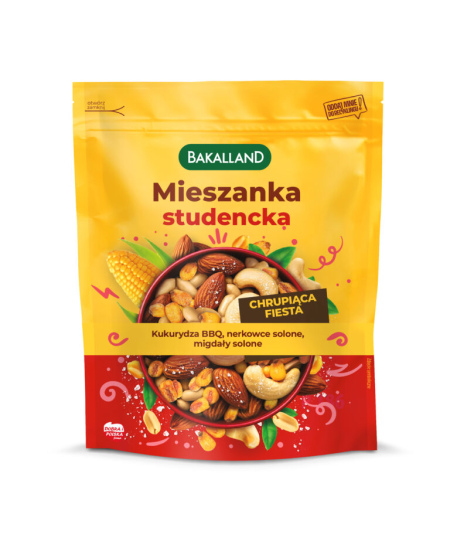 Riešutų mišinys BAKALLAND, Crunchy, 120 g