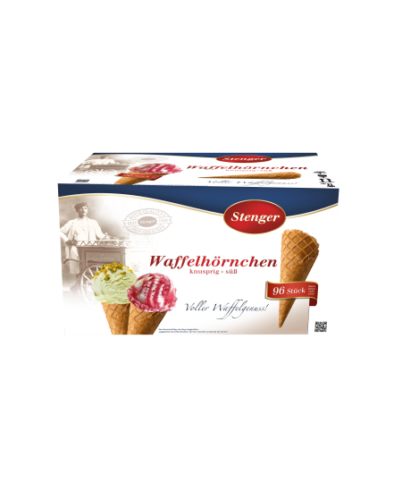 Vaflių kūgeliai STENGER, 96 vnt, 1,2 kg