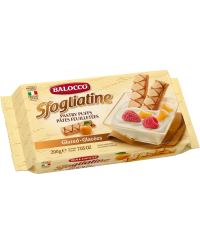Sluoksniuotos tešlos sausainiai, glazūruoti BALOCCO, Sfogliatine Glassate, 200 g