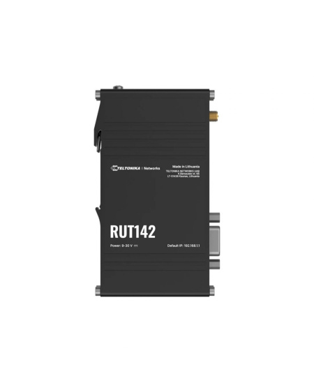 Teltonika | Ethernet Router with RS232 (RUT142000000) | RUT142 | 802.11n | 10/100 Mbit/s | Mesh Support No | MU-MiMO No | No mob