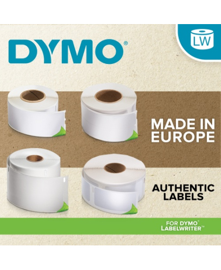 Dymo 99014 (S0722430) Etikečių ritinėlis Black on White, 54mm x 101mm, 220 Lipdukų