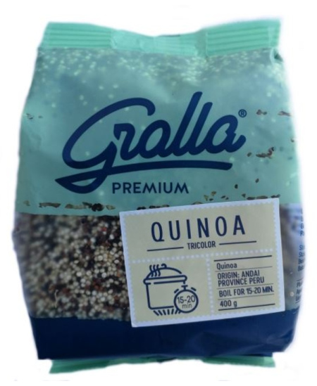 Bolivinė balanda GRALLA, trijų spalvų, 400 g