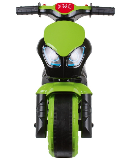 Balansinis motociklas TECHNOK, 72 cm, juodos ir žalios spalvos