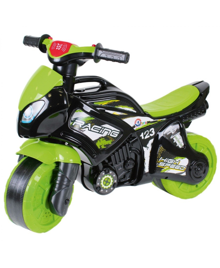 Balansinis motociklas TECHNOK, 72 cm, juodos ir žalios spalvos