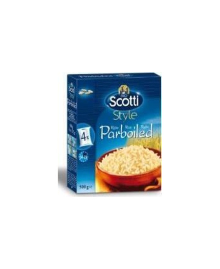 Ryžiai SCOTTI, plikyti, 4 x 125 g
