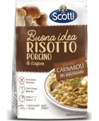 Rizoto ryžiai SCOTTI, Milanese, su grybais, be glitimo 210 g
