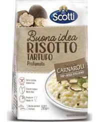 Rizoto ryžiai SCOTTI, Milanese, su tartufo grybais, be glitimo 210 g