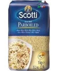 Ilgagrūdžiai ryžiai SCOTTI, plikyti, 1 kg