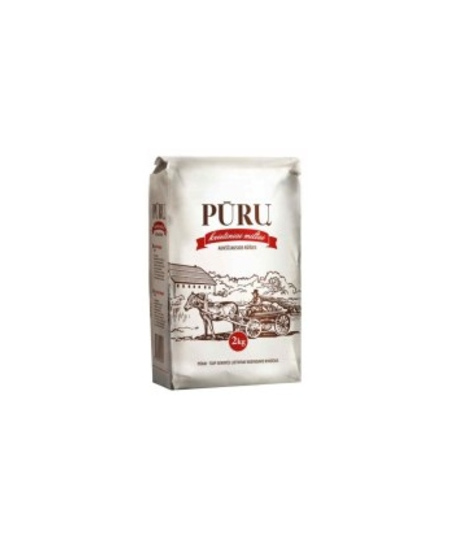 Kvietiniai miltai PŪRŲ, aukščiausia rūšis, 550D, 2 kg
