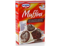 Miltinis mišinys šokoladiniams keksiukams (su apelsinų žievelėmis) DR OETKER, 335 g