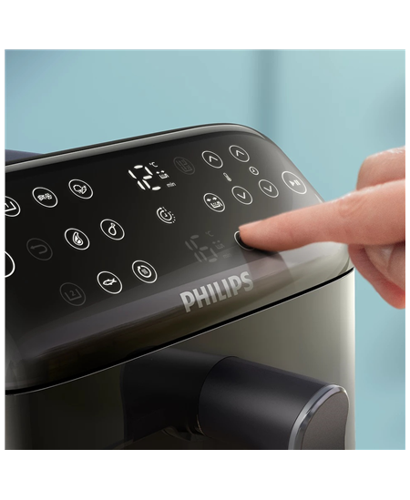 Philips Dual Basket Airfryer | NA462/70 4000 Series | Power 2750 W | Capacity 10 L | Rapid Air technology | Black