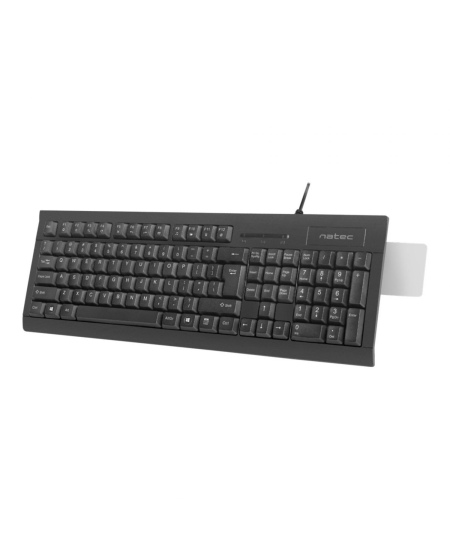 Natec | Moray | Keyboard with Smart ID card reader | Wired | US | Black