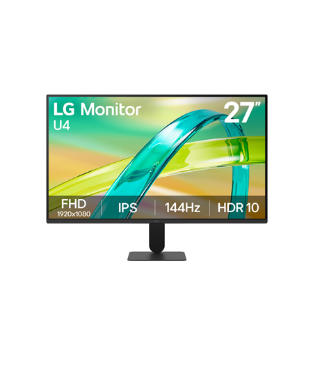 LG | 27U411B-B | 27 " | IPS | FHD | 16:9 | 144 Hz | 1 ms | 1920 x 1080 pixels | 250 cd/m² | HDMI ports quantity 1