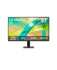 LG | 27U411B-B | 27 " | IPS | FHD | 16:9 | 144 Hz | 1 ms | 1920 x 1080 pixels | 250 cd/m² | HDMI ports quantity 1