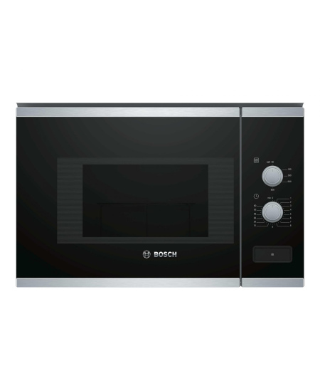 Bosch | Microwave Oven | BFL520MS0 | Built-in | 20 L | 800 W | Stainless steel/Black