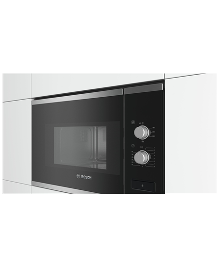 Bosch | Microwave Oven | BFL520MS0 | Built-in | 20 L | 800 W | Stainless steel/Black