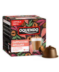 Kavos kapsulės OQUENDO, CAPPUCCINO Hazelnut, 12 vnt