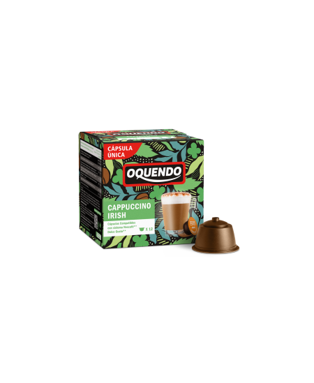 Kavos kapsulės OQUENDO, CAPPUCCINO IRISH , 12 vnt