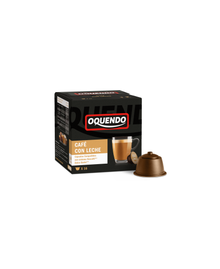 Kavos kapsulės OQUENDO, DG Caffé Latte, 16 vnt