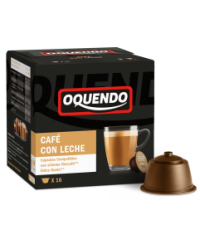 Kavos kapsulės OQUENDO, DG Caffé Latte, 16 vnt