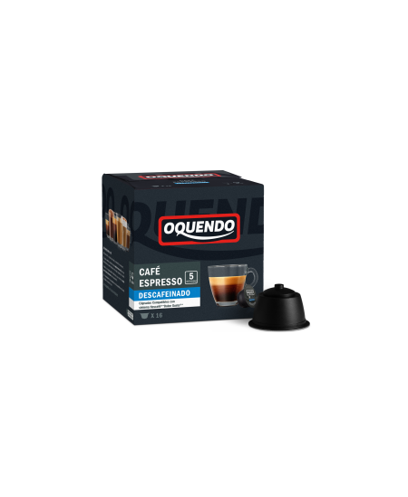 Kavos kapsulės OQUENDO, DG Espresso Decaffeinated, 16 vnt