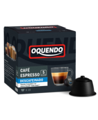 Kavos kapsulės OQUENDO, DG Espresso Decaffeinated, 16 vnt