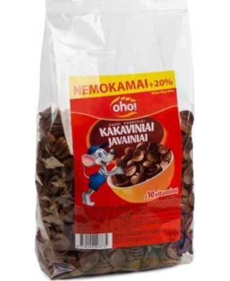 Sausi pusryčiai OHO Kakaviniai javainiai, 500 g