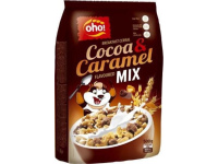 Sausi pusryčiai OHO, kakavos ir karamelės skonio, 500 g