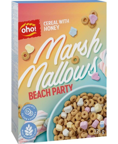 Sausi pusryčiai OHO Marshmallows, 325 g