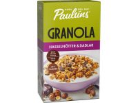 Granola PAULUNS, su lazdyno riešutais ir datulėmis, 450 g