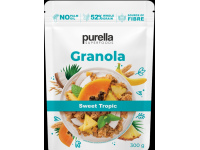 Granola PURELLA, su bananais, ananasais, kokosais ir papajomis, 300 g