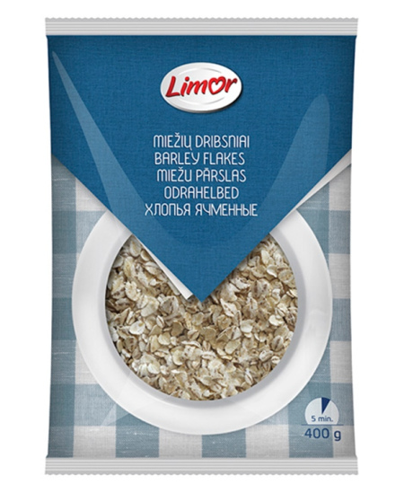 Miežių dribsniai LIMOR, 400 g