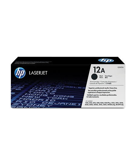 HP 12A (Q2612A) Lazerinė kasetė, Juoda