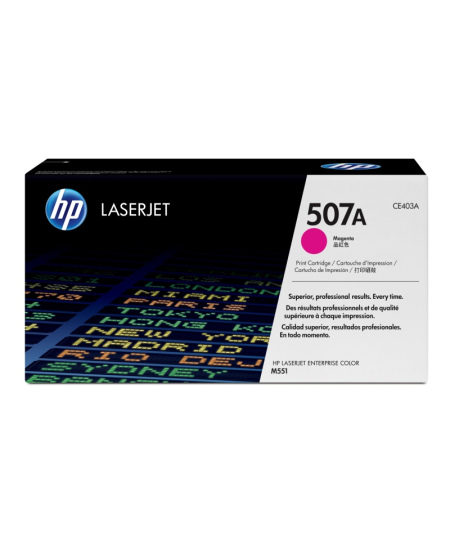 HP 507A (CE403A) Lazerinė kasetė, Purpurinė